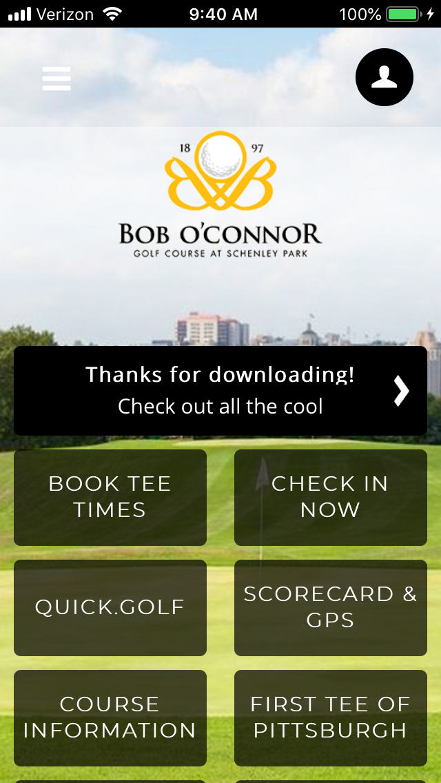 BOGC App Home Page Screenshot